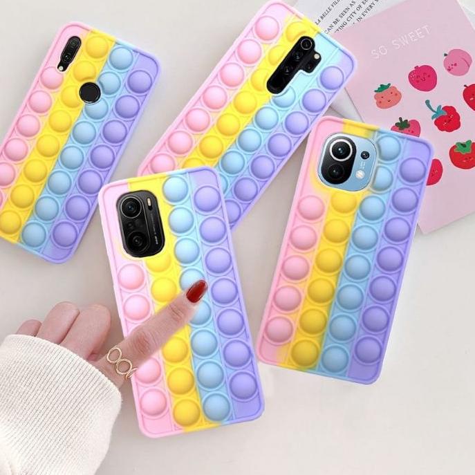 YKCS 0477 POP IT CASE SAMSUNG A20 A30 A50 A50S A30S A70 A10S A20S SOFTCASE POP IT CASE CUTE WARNA LE