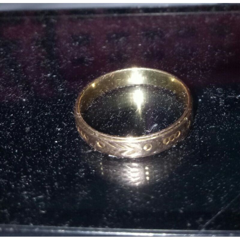 Cincin nikah emas 24 karat 3gram
