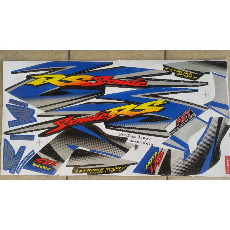 striping sonic 125 old kodak paper thailand