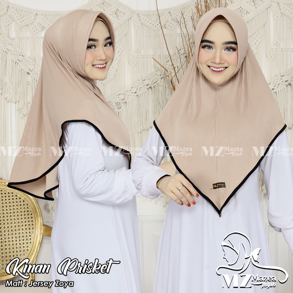 Bergo Plisket Pet List/ Bahan Jersey Premium/ Ukuran Standar L/ Hijab Bergo/ Kerudung Bergo/ Bergo P