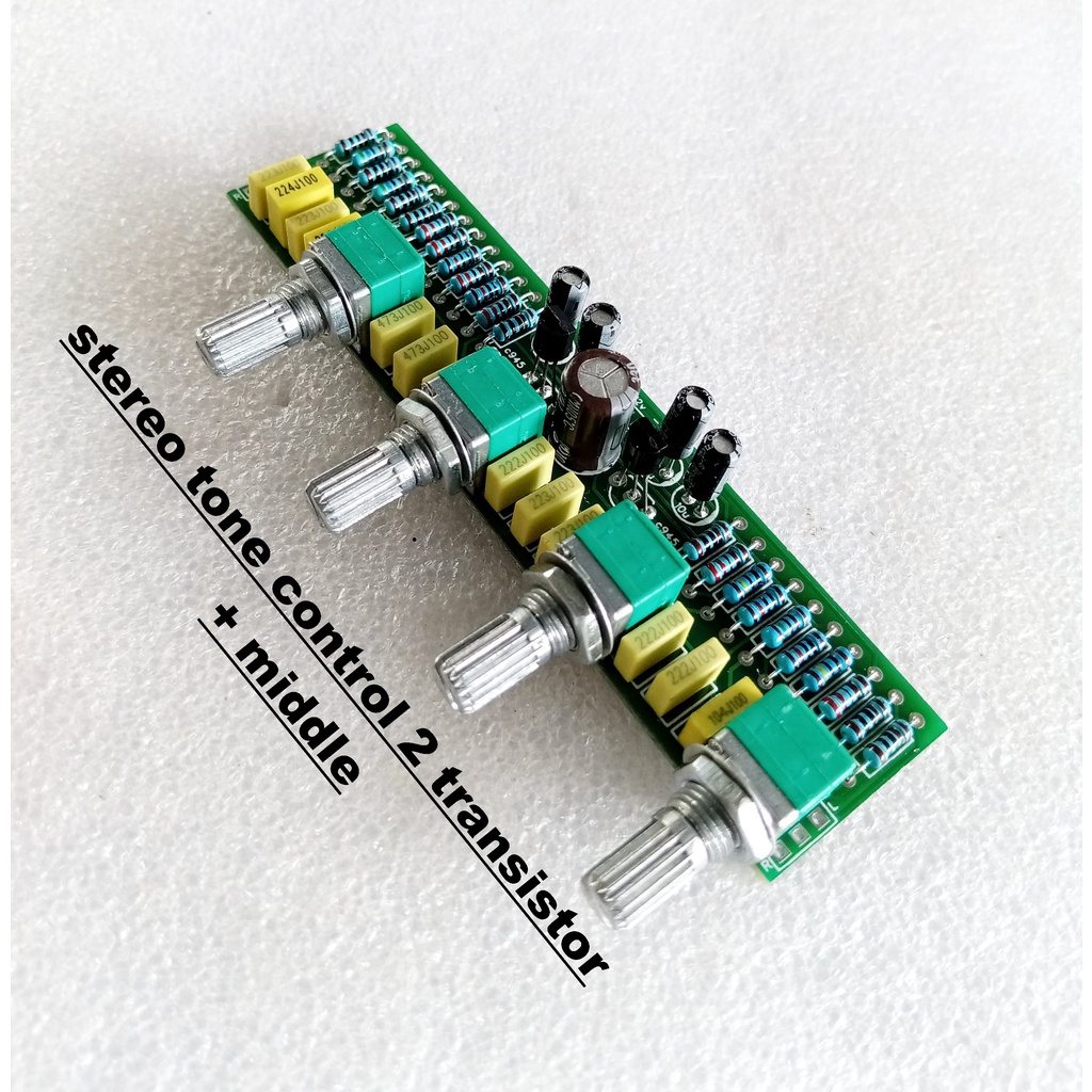 Modul Stereo Tone Control 2 Transistor Plus Middle