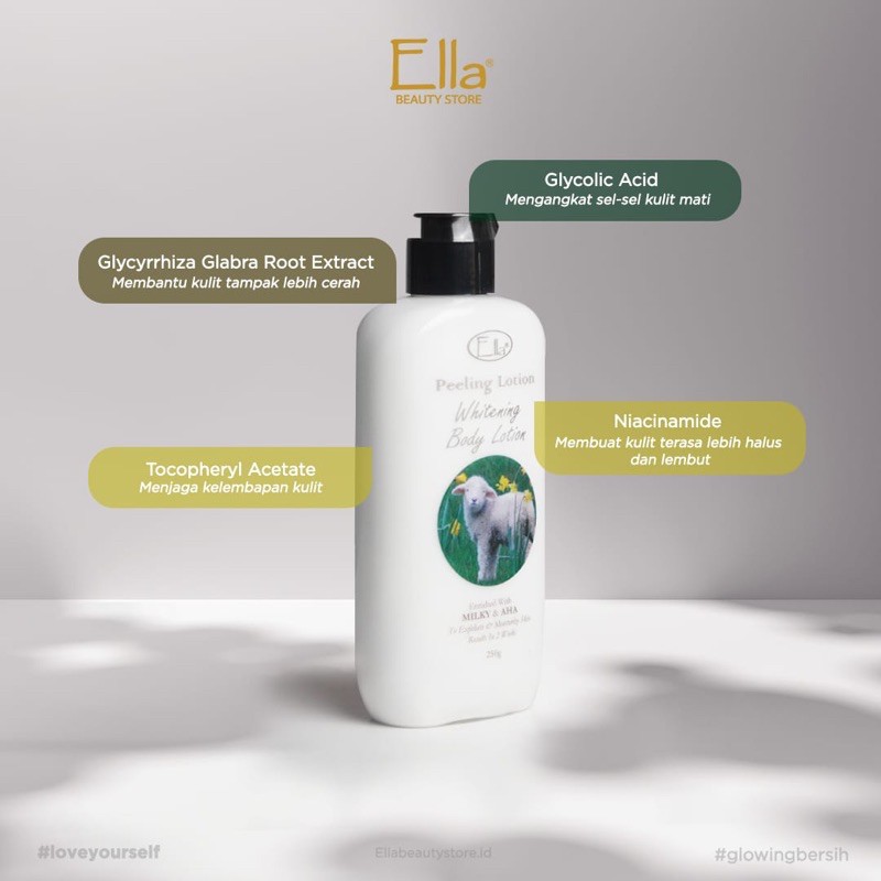handbody whitening malam Ella skincare