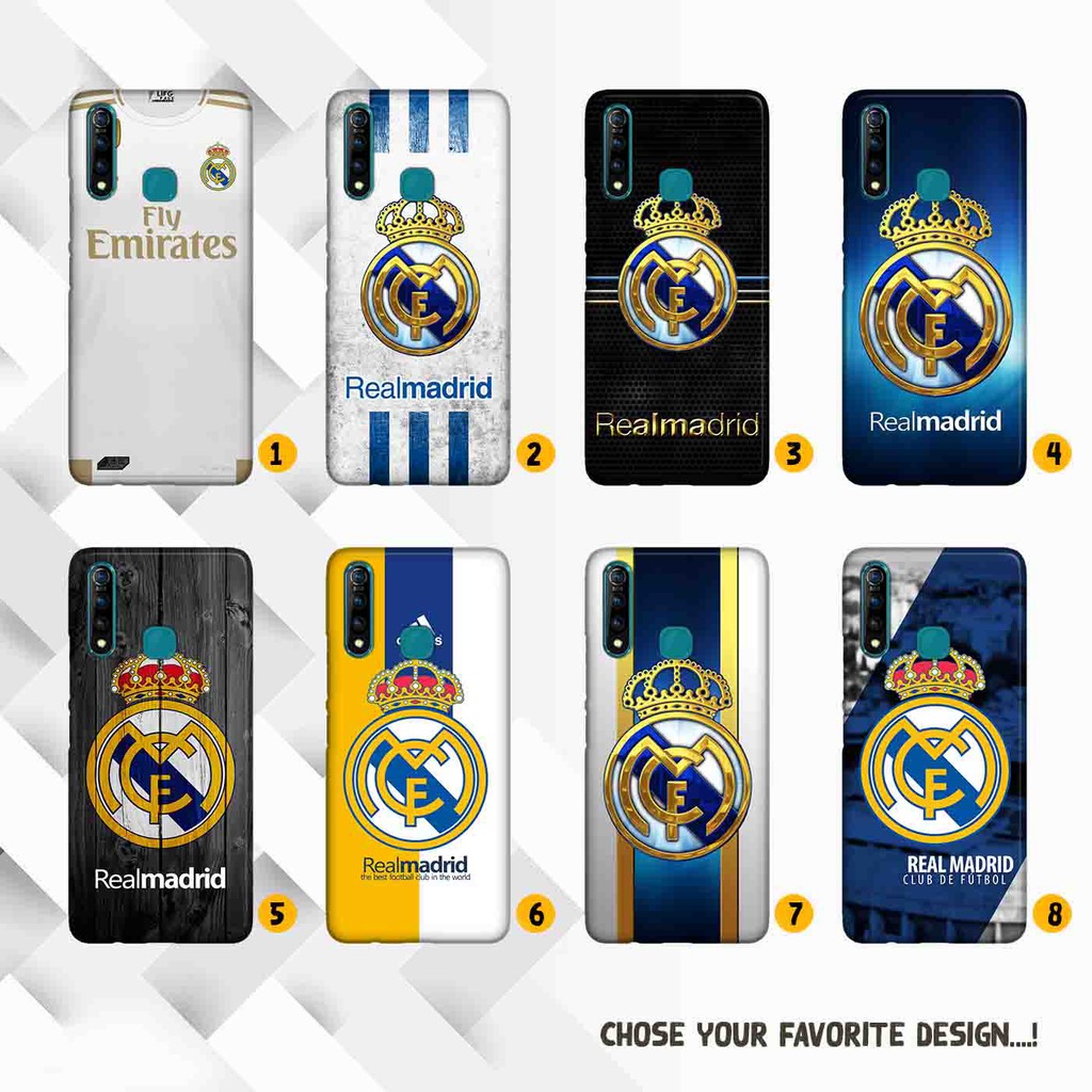 Premium Custom Case Vivo Z1 Pro Real Madrid Casing Hardcase Full Print