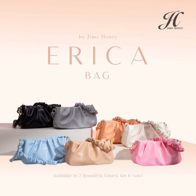 Erica Bag Jimshoney Original Tas Selempang Wanita Fashion Import realpic cod erika