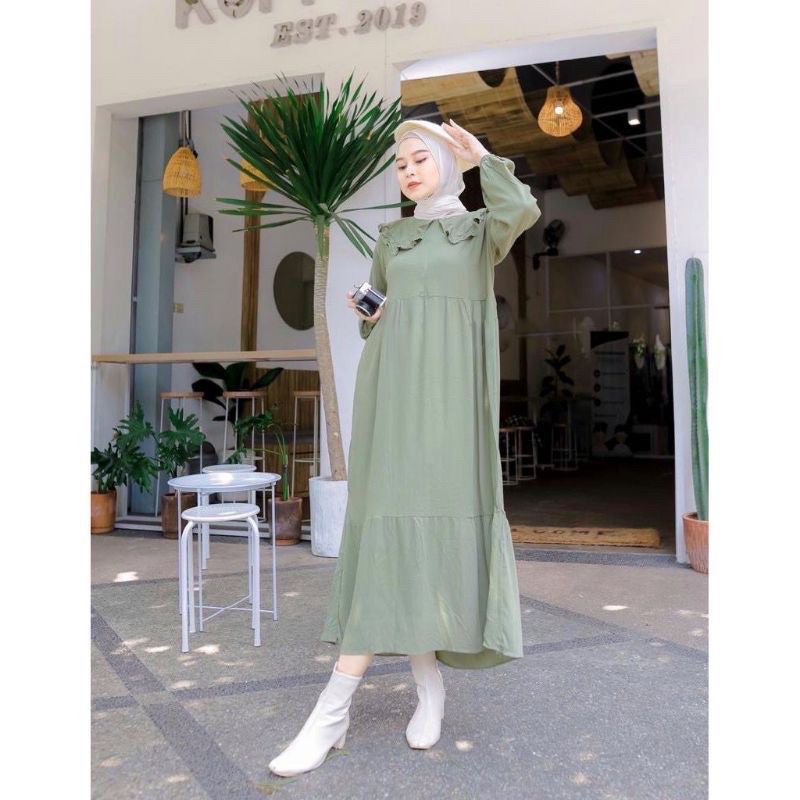PREMIUM MASITA MIDI DRESS / MIDI DRESS VIRAL / INNER DRESS / KOREA DRESS/HIJAB DRESS