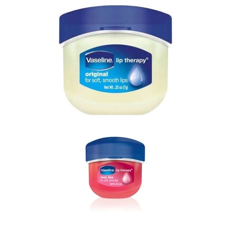 [LUSINAN / 12 PCS] VASELINE LIP THERAPY ORIGINAL &amp; ROSY LIPS / VASELINE LIP THERAPY