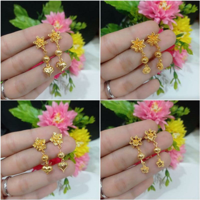 Fourfashion Anting Tusuk Motif Jurai Kekinian YT07