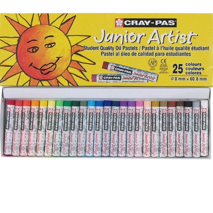 

PASTEL-DRY-OIL- SAKURA CRAYON OIL PASTEL CRAY PAS JUNIOR ARTIST PACK 25 -OIL-DRY-PASTEL.