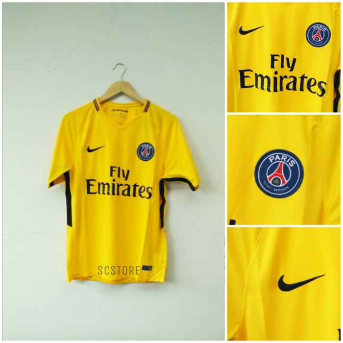 Unik Jersey PSG Away 2017 2018 17 18 Grade Ori Diskon