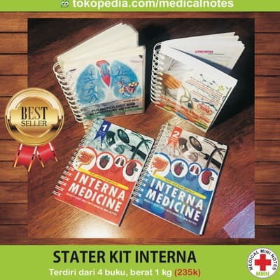 Stater Kit IPD / Interna Medical mini notes buku saku kedokteran