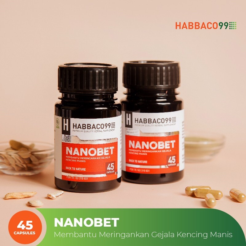HABBACO99 NANOBET/Obat DIABETES menurunkan kadar gula