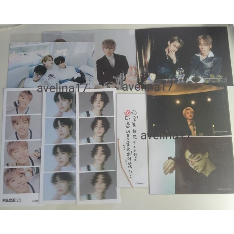 VERIVERY Postcard Film photography 4 cut photo Folding postcard Bookmark Photocard Part 0 FACE YOU F