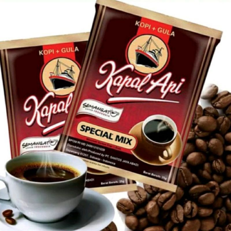 

Kopi Kapal Api Spesial Mix 10 Pcs