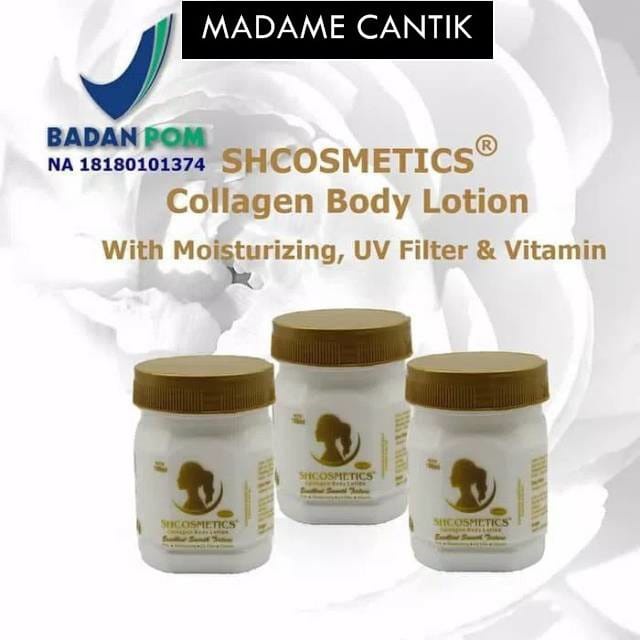 LOTION PEMUTIH BADAN BIBIT COLLAGEN SH COSMETICS COLLAGEN BODY LOTION COLLAGEN