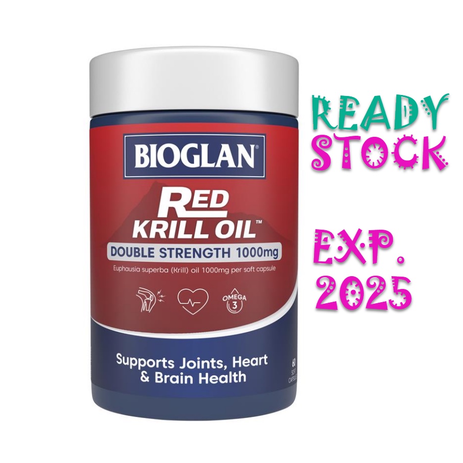 Bioglan Red Krill Oil 1000mg 60 Kapsul