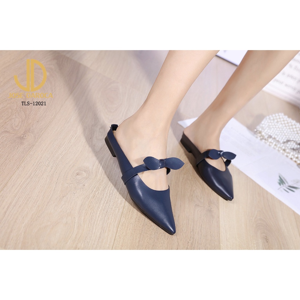 JOSE DAROCA Mules Shoes Flat Strappy # TLS-12021# Original