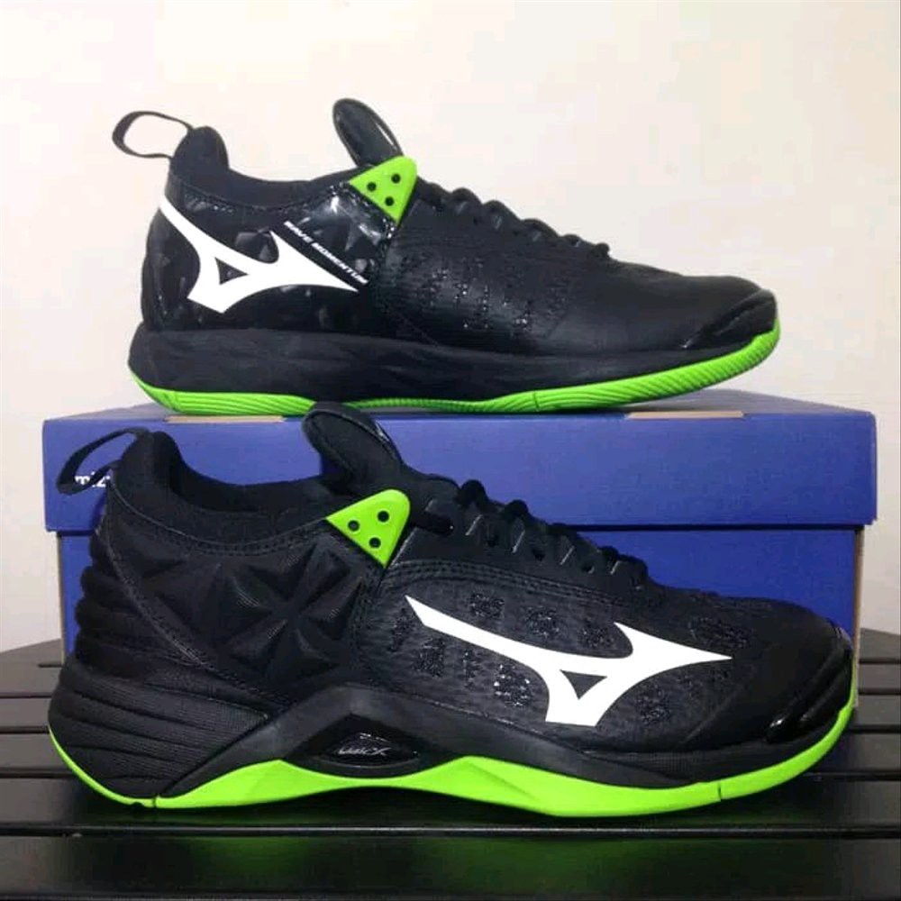mizuno wave green