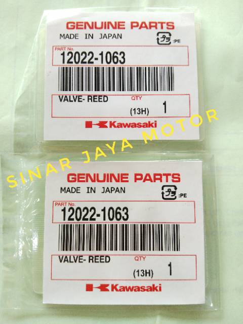 Lidah Membran Kx 13H kawasaki Ninja R Ninja Rr  2pc  Japan