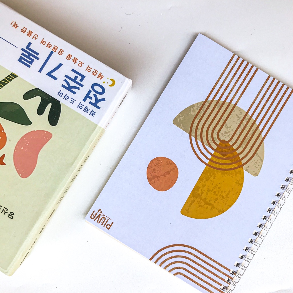 

NOTEBOOK AESTHETIC SPIRAL, BOOKPAPER #GRID #PLAIN #DOTTED #LINED
