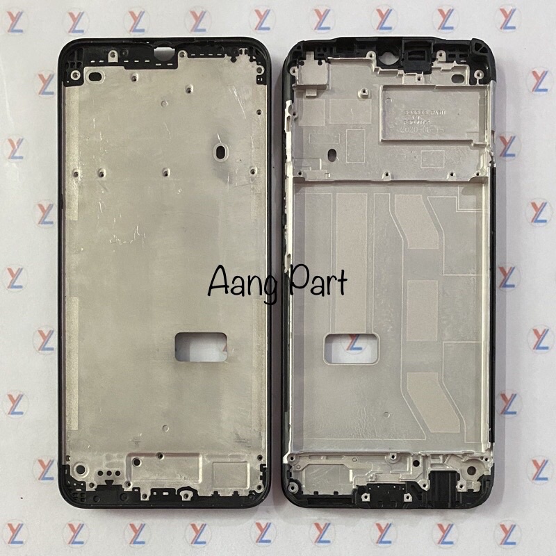ORIGINAL FRAME REALME C15 | TATAKAN LCD | DUDUKAN LCD TULANG TENGAH REALME C15
