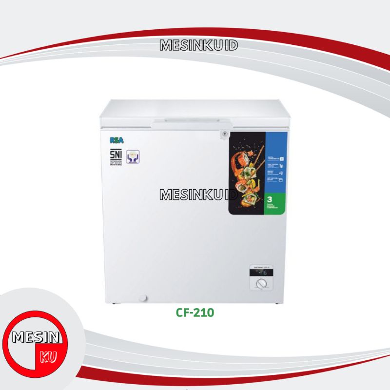 Chest Freezer RSA CF-210 Freezer Box RSA CF210 Freezer Mini  199 liter