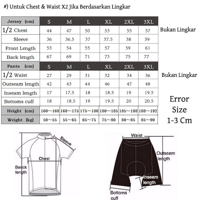 Jersey Sepeda Roadbike MTB Baju dan Celana Gel Coolmax Movistar Biru