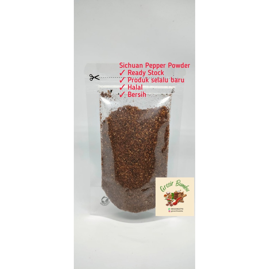 

Mala sichuan pepper powder / szechuan pepper bubuk / hua jio