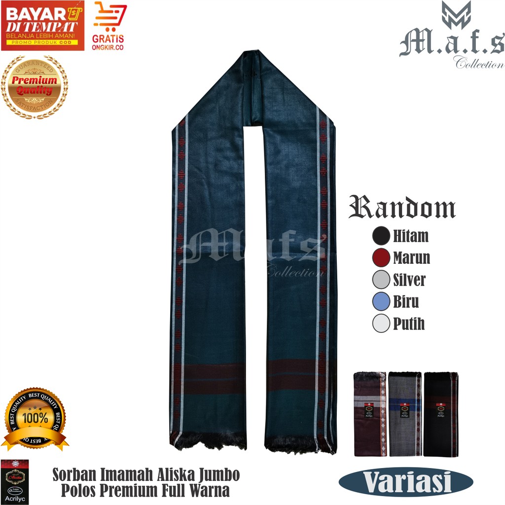 Sorban Panjang Sorban Aliska Acrilyc Premium