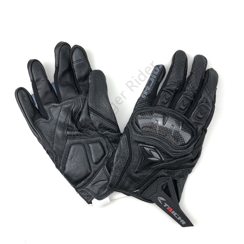 Taichi Sarung Tangan Motor RST 390 Motor Full Finger Gloves Kulit Bahan Serat Karbon Dukung COD