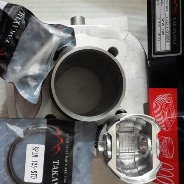 BLOCK SEHER ASSY PLUS PISTON DAN RING SUZUKI SPIN / SKYWAVE / SKYDRIVE GOOD QUALITY