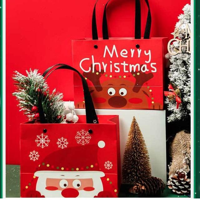

[KODE PRODUK GCPZI7470] kantong tali tb natal , kantong santa , kantong hadiah natal x'mas