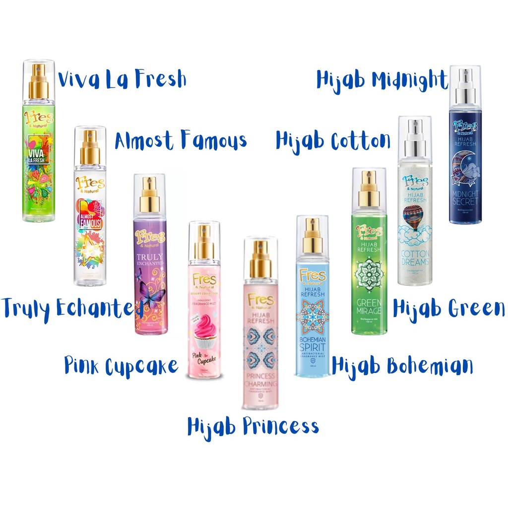 *Lailaiorire* FRES&amp;NATURAL Fres &amp; Natural Parfum Parfume Spray Cologne Hijab 100ml 100 ml