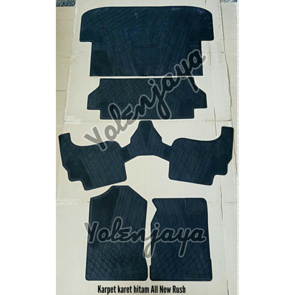 Karpet Karet Hitam All New Rush