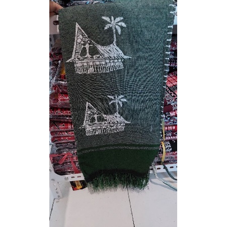 Sarung Lilit dan Selendang Sibolang Rasta Sopo-Hijau tua