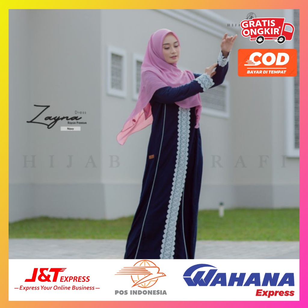 TERLARIS DRESS BY AR RAFI DRESS ZAYNA BAHAN RAYON PREMIUM