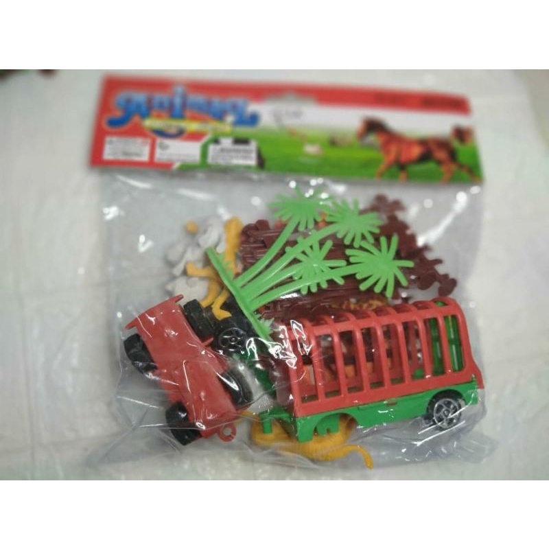Mainan miniatur animal mainan hewan lengkap mainan truk hewan mainan hewan hewanan