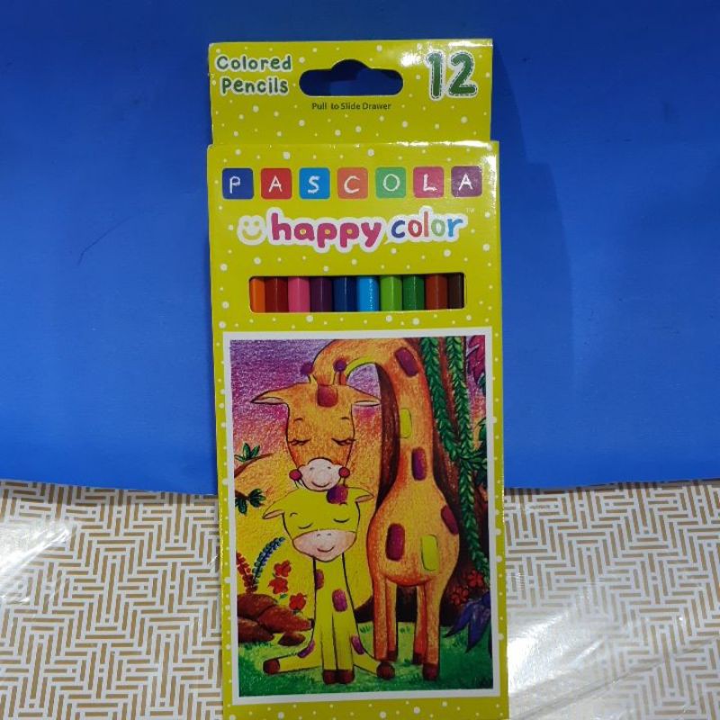 

Pensil warna panjang Pascola 12w