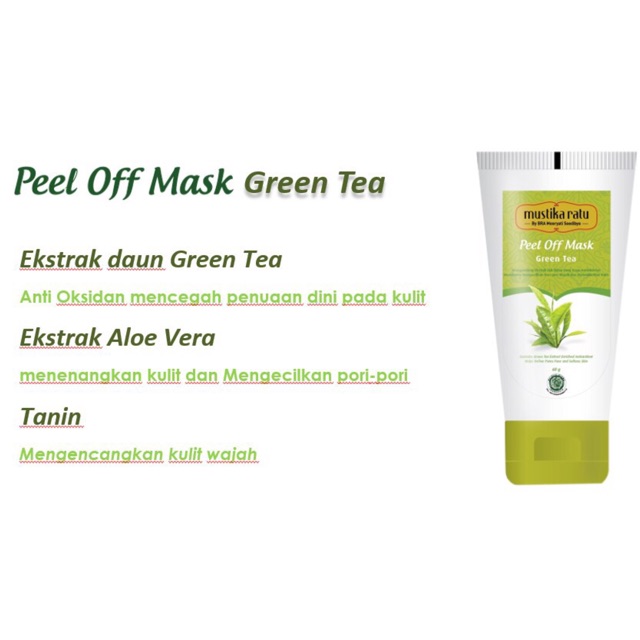 Mustika Ratu Peel Off Mask