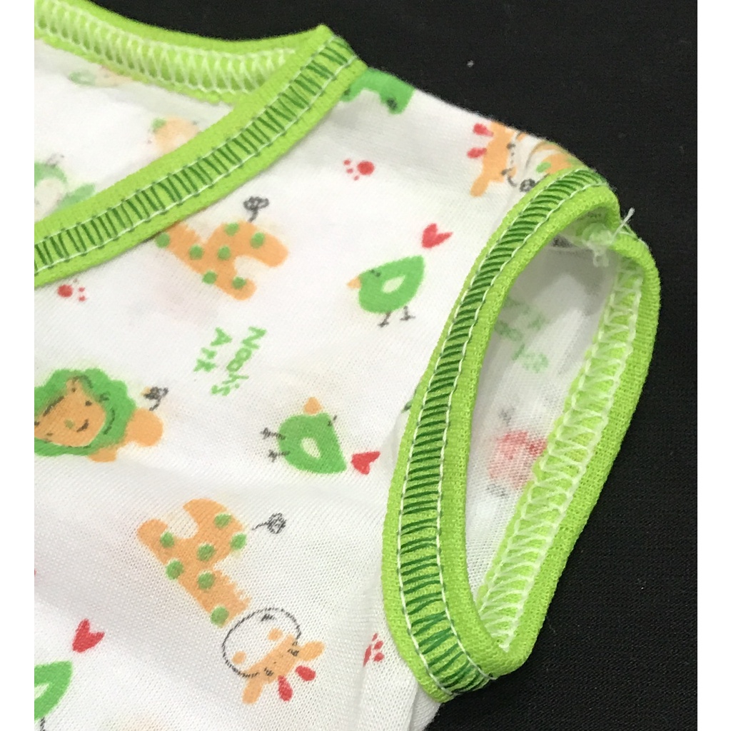 BAYIe - 6 SET Setelan Baju Bayi Kutung+Celana Kacamata Motif TABUR 0-3 bln/baju anak laki/Perempuan