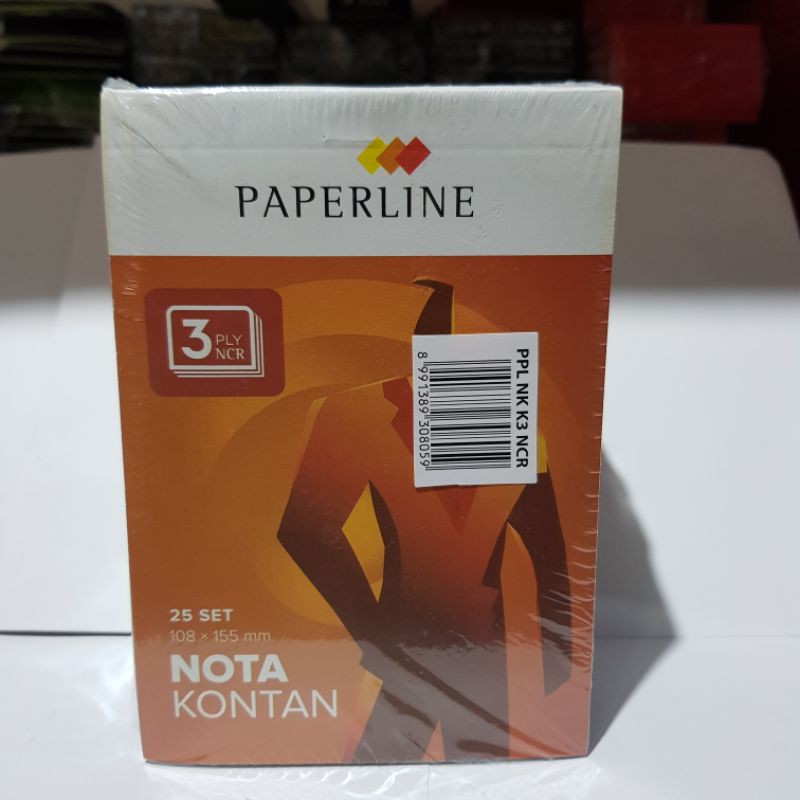 

Nota kontan kecil merk Paperline 3 ply