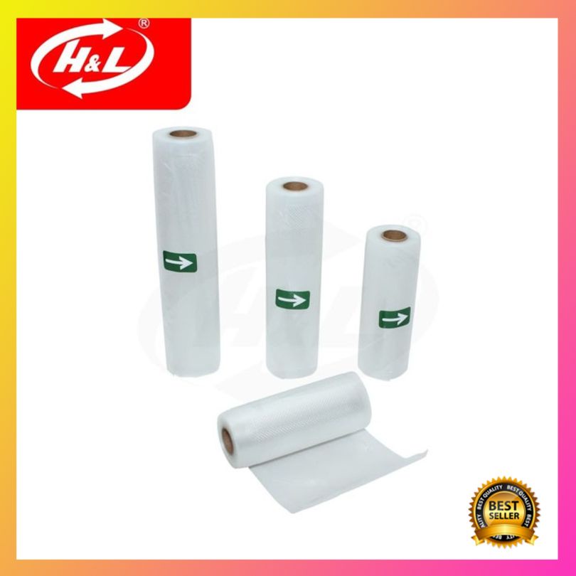 Diskon HL Plastik Vacuum Sealer Emboss Roll 20x500cm