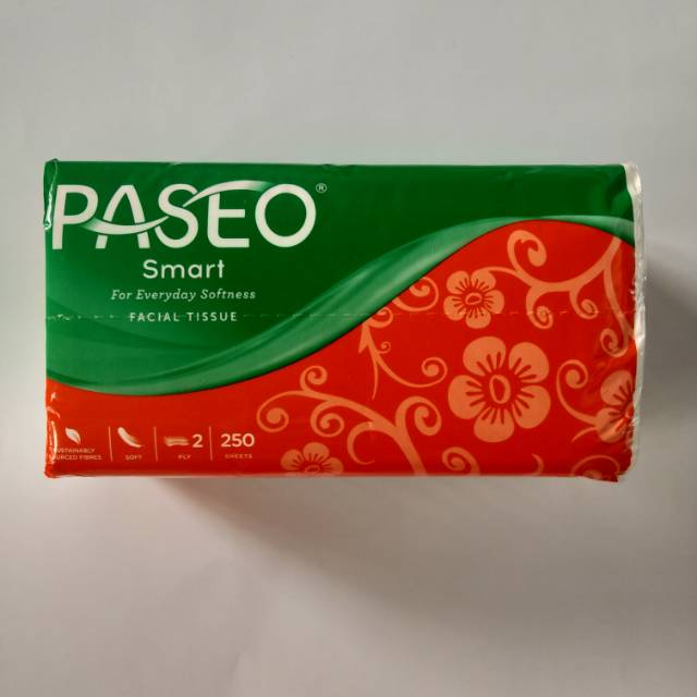 Tissue paseo / tisu paseo smart 2ply isi 250 sheet