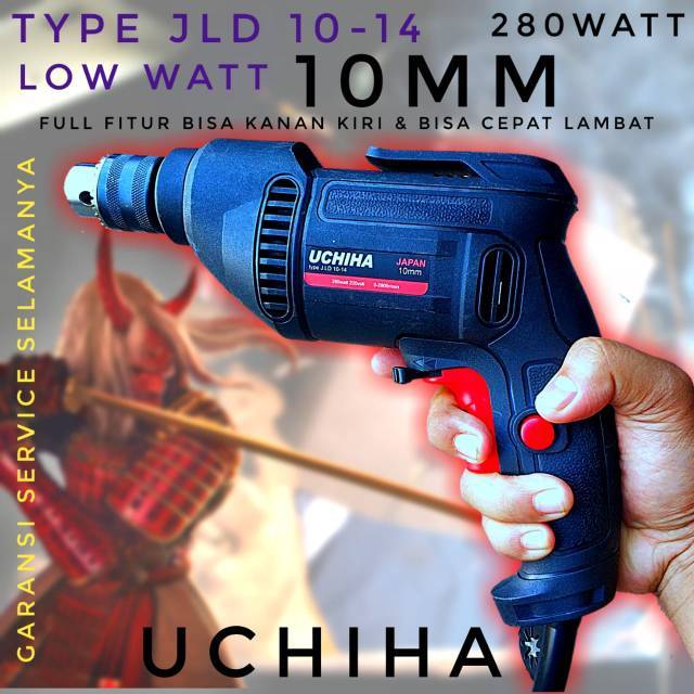 Mesin bor 10mm uchiha type 10-14 cocok untuk kerja saharianbpromo