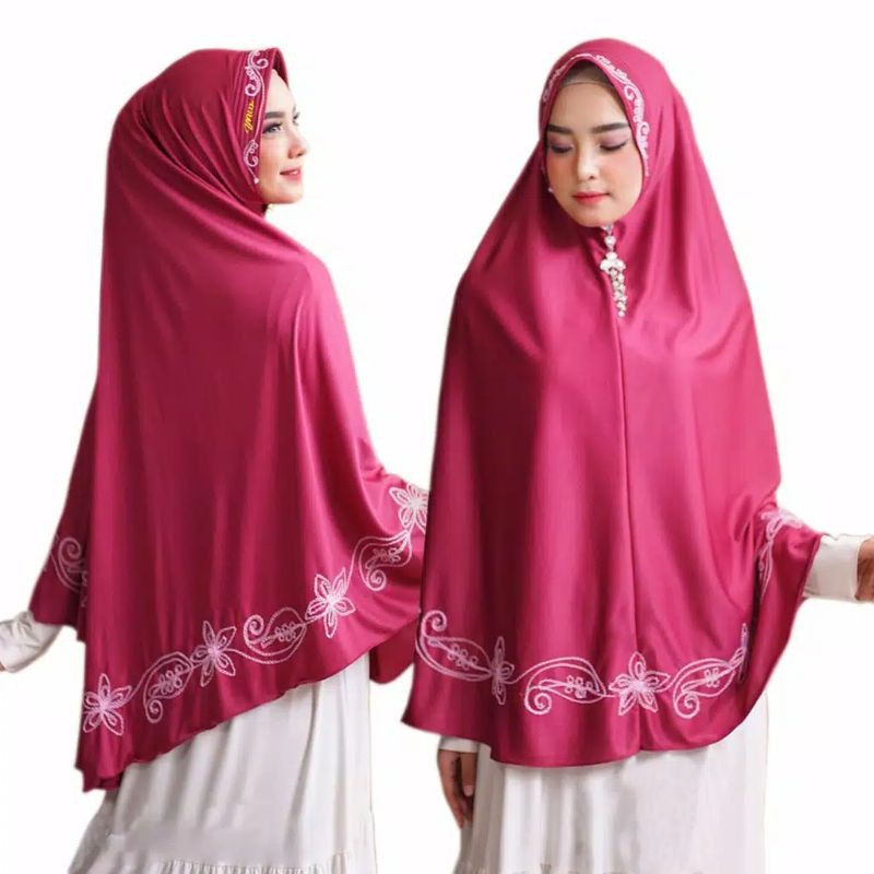 Khimar Jumbo Bordir Jersey