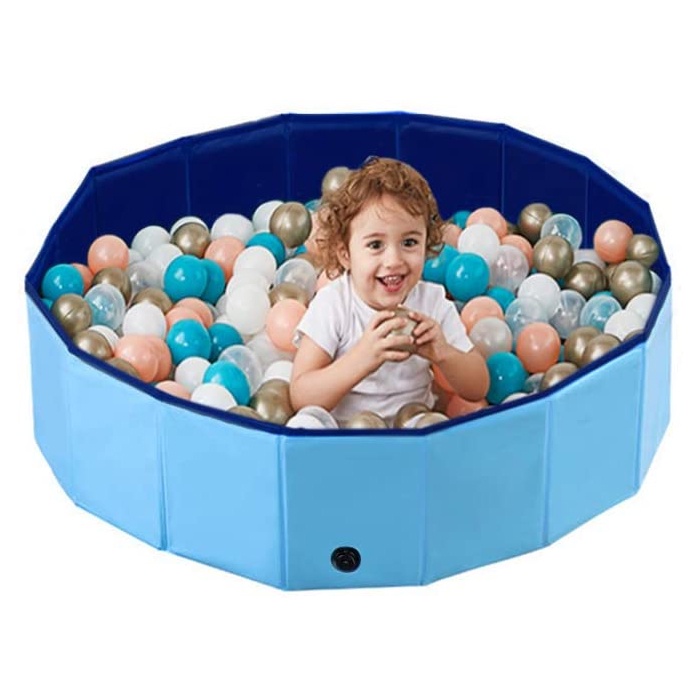 Kolam Renang Lipat Bak Air Perawatan Mandi Hewan Peliharaan Anjing Kucing Grooming Hewan