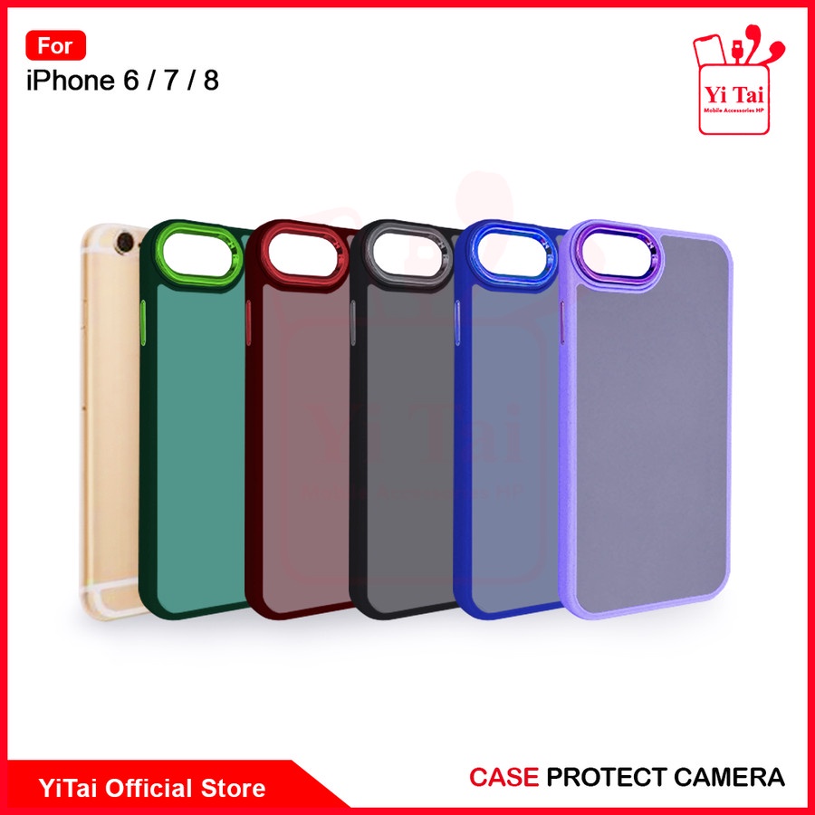 YC02 CASE YI TAI PROTECT KAMERA FOR APPLE 13 13PRO MAX 6 7 8 6+ 7+ 8+ BDC