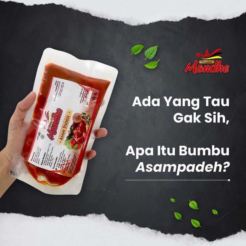 

Boemboe Mandhe Bumbu Asam Padeh Otentik Minang