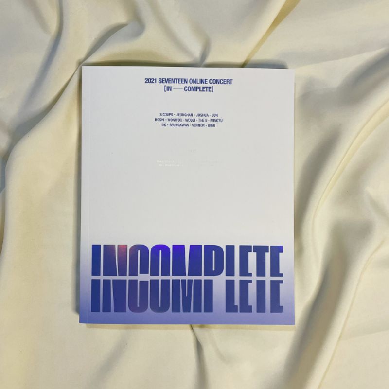 DVD INCOMPLETE - PHOTOBOOK