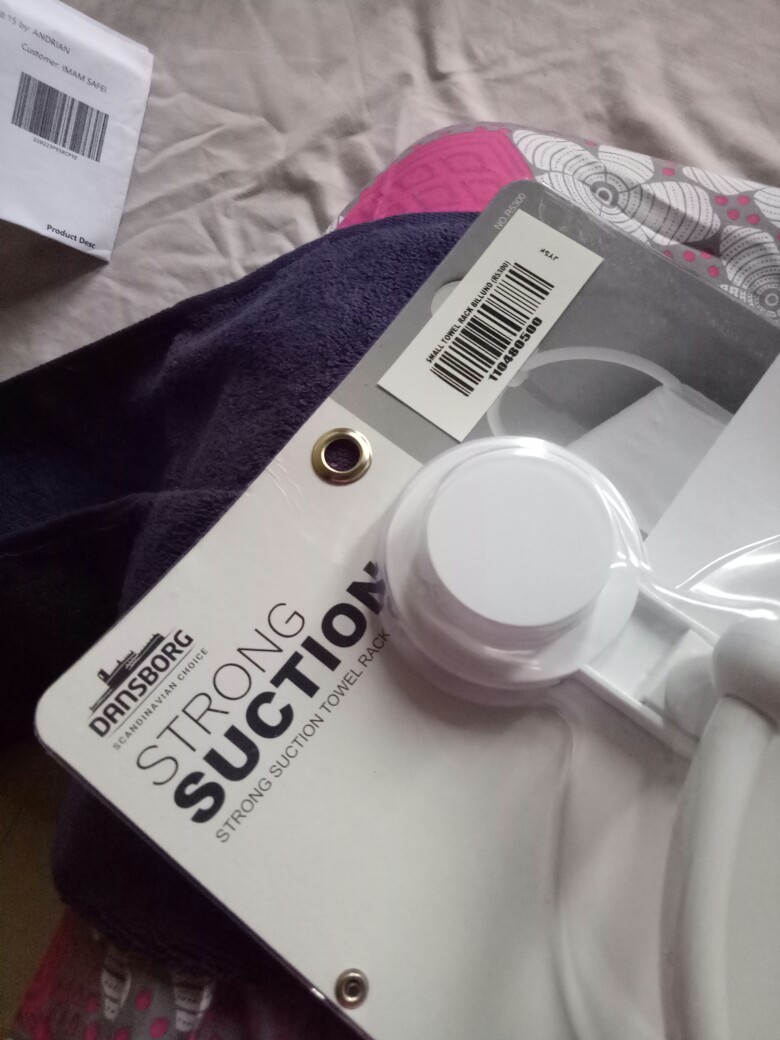 Jysk Handuk Towel Dansborg 34x80cm Navy Blue