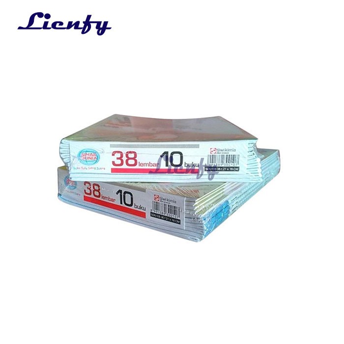 

Buku Tulis Sekolah Sidu [Isi 38 Lembar/1 Pack] / Write Book Sinar Dunia [10 Buku]